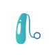 hearing aid colored-